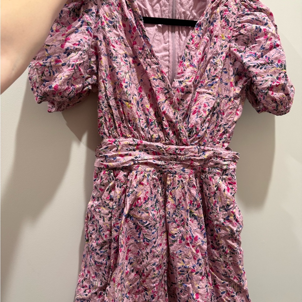 French connection Floral Pink Wrap Dress